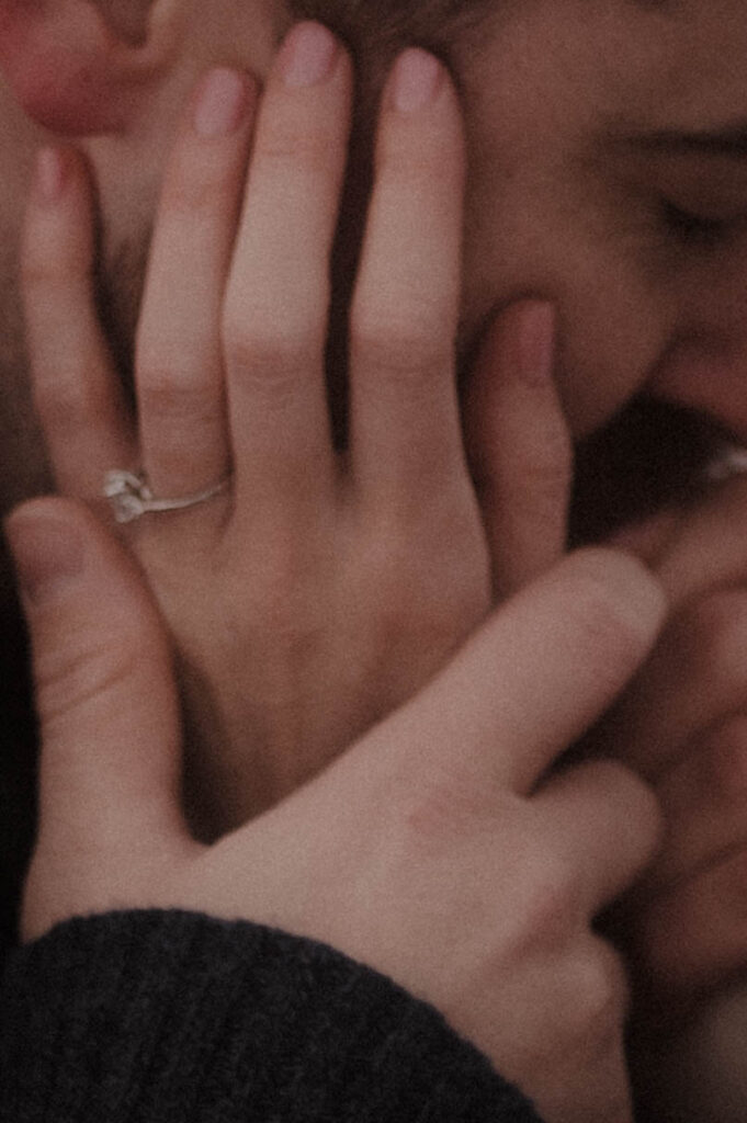 Snowy Glencoe Engagement