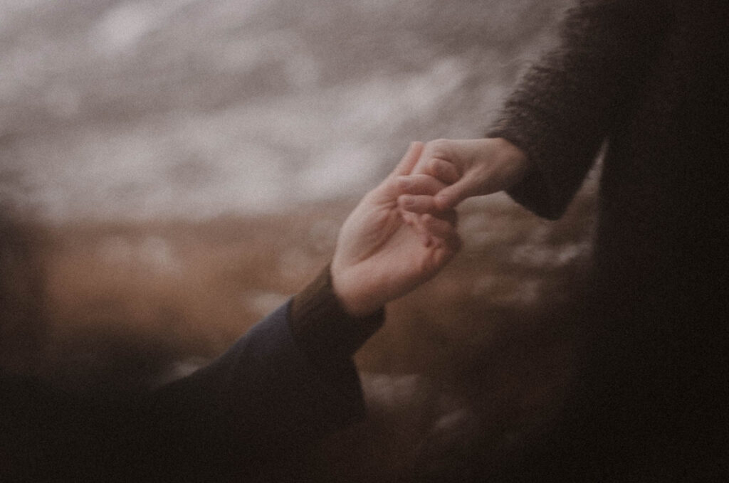 Snowy Glencoe Engagement